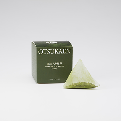 抹茶入り緑茶ティーバッグ[BOX]／有限会社 大塚園